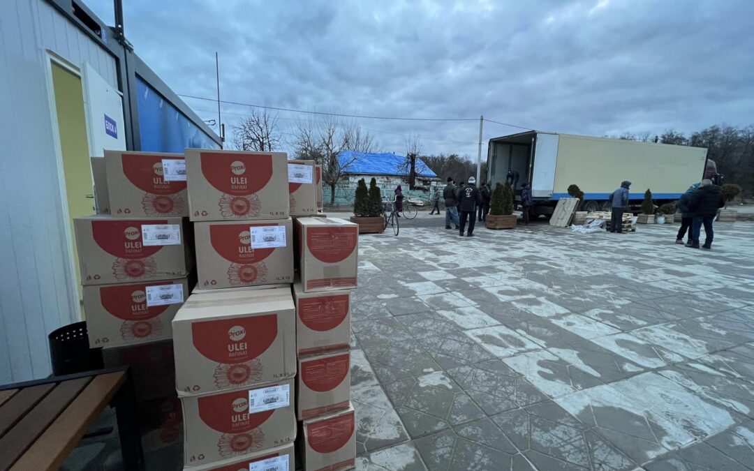 Продукти переселенцям з модульних містечок
